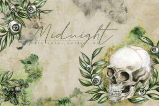 Midnight Watercolor Illustration